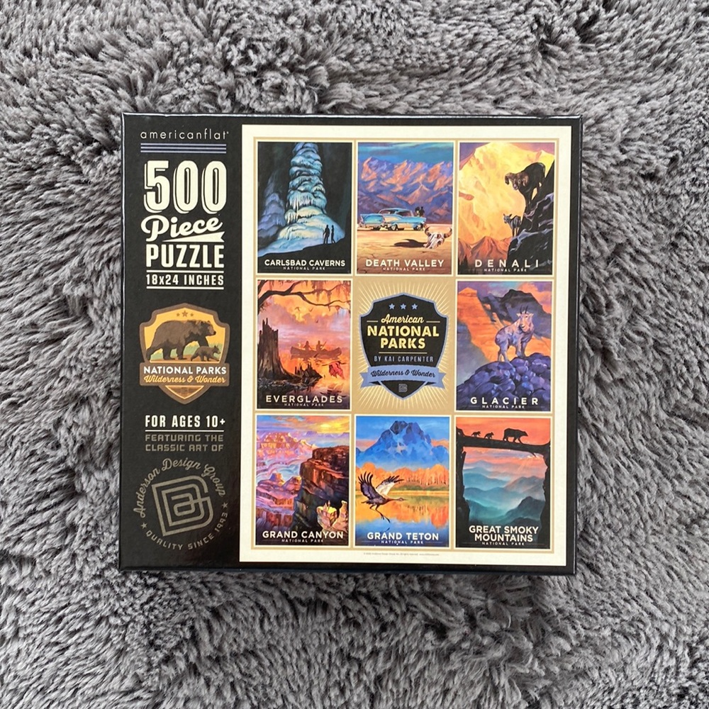 Brand new national parks 500 piece puzzle
